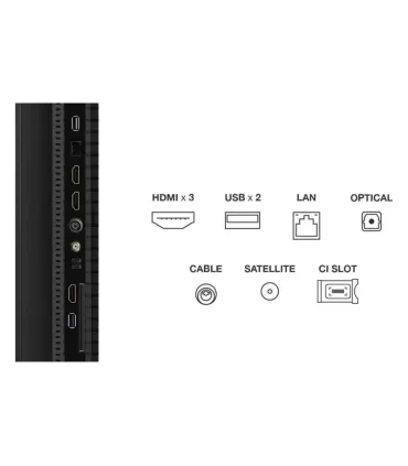 TCL T69C 50T69C 50" 4K Ultra HD Smart TV – Wi‑Fi, Métal, 350 cd/m² | Prix et Avis France