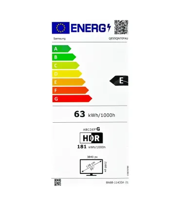Samsung QE55QN70FAU 55" 4K Ultra HD Smart TV – Neo QLED, Wi‑Fi, Noir | Meilleur prix, Livraison rapide