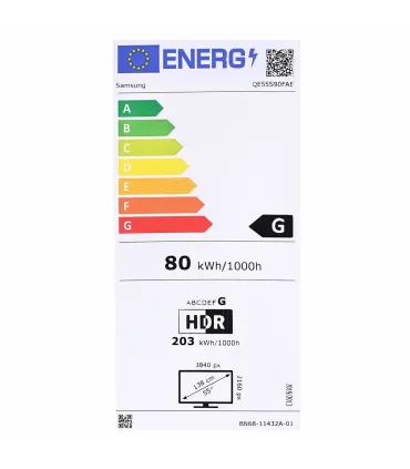 Samsung QE55S90FAE 55" 4K Ultra HD Smart TV – OLED, HDR10+, 120 Hz, Wi‑Fi – Noir | Prix et Promo