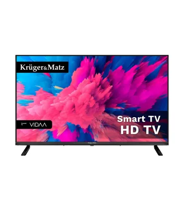 Krüger&Matz KM0232-V3 32" HD Smart TV (Wi‑Fi) Noir | Téléviseur LED 81,3 cm | Prix, Avis & Achat en Ligne