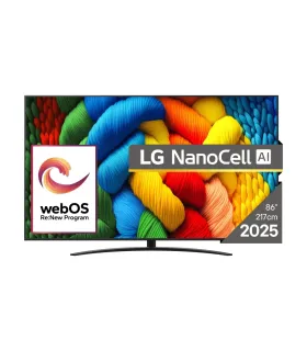 LG NanoCell AI 86NANO81A3A 86" 4K Ultra HD Smart TV – Wifi, Noir | Prix, Avis & Achat en Ligne