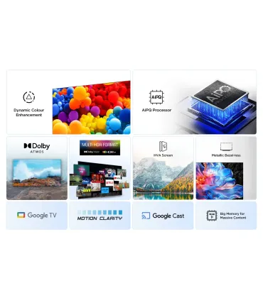 TCL V6C 75V6C 75" 4K Ultra HD Smart TV – Wifi, Métal, 330 cd/m² | Prix & Achat en Ligne