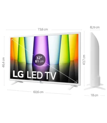 LG 32LQ63806LC 32" Full HD LED – Smart TV, HDR, Wi‑Fi | Prix, Avis & Achat en Ligne