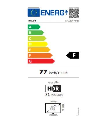 Philips 55OLED770/12 – TV OLED 55" 4K UHD | Ambilight, HDR10+, Dolby Vision | Meilleur prix et livraison rapide
