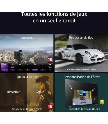 Sony Bravia 5 K65XR55B 65" 4K UHD Mini LED TV | HDR, 120 Hz, Google TV | Meilleur prix et avis