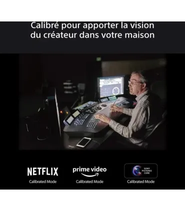 TV intelligente Sony K55XR55B 55" 4K Ultra HD ULED HDR HDR10+ Wi-Fi Miracast DVB-T2 Google Assistant