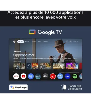 TV intelligente Sony K55XR55B 55" 4K Ultra HD ULED HDR HDR10+ Wi-Fi Miracast DVB-T2 Google Assistant