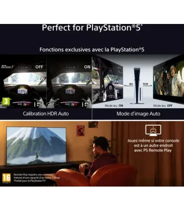 TV intelligente Sony K55XR55B 55" 4K Ultra HD ULED HDR HDR10+ Wi-Fi Miracast DVB-T2 Google Assistant