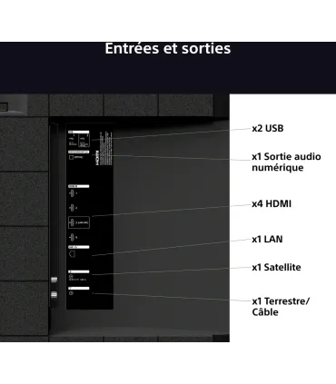 TV intelligente Sony K43S35BP 43" 4K Ultra HD
