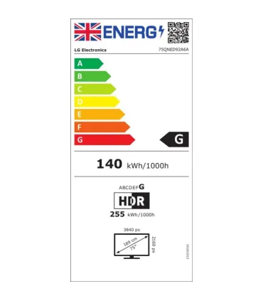 LG 75QNED92A6A 75" QNED 4K UHD – TV Mini LED, 120Hz, Dolby Vision/Atmos | Prix, Avis & Achat en ligne