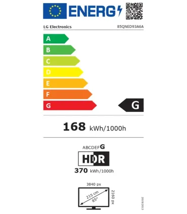 LG 85QNED93A6A 85" 4K UHD QNED – TV Mini LED, 120Hz, Dolby Vision/Atmos, webOS | Prix et Avis