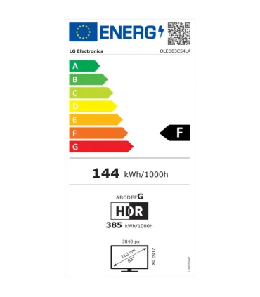 LG OLED83C54LA 83" 4K UHD OLED TV – Dolby Vision, 120 Hz, WebOS | Prix & Livraison Rapide