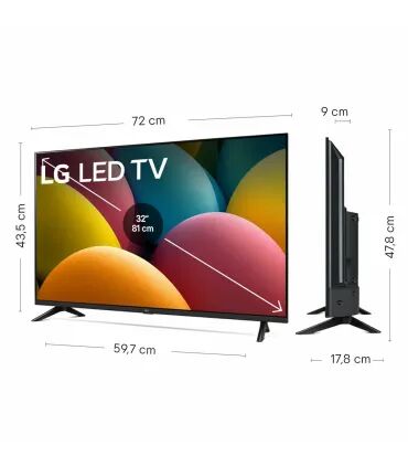 LG 32LR60006LA 32" Full HD LED – Smart TV, HDR, Triple Tuner | Prix, Avis & Achat en Ligne