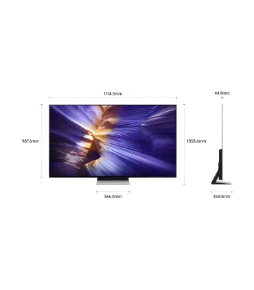 Samsung QE77S90FAE 77" | TV OLED 4K Ultra HD Smart TV | Wi‑Fi | Noir | Meilleur prix et avis