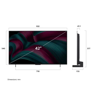 LG OLED42C54LA 42" 4K UHD OLED TV – Dolby Vision, 120Hz, webOS | Prix & Avis