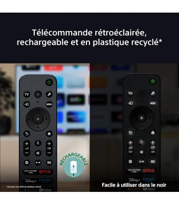 Sony Bravia 7 K85XR70 85" 4K UHD Mini‑LED TV | XR Processor, 120Hz, Google TV | Prix & Avis