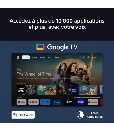 Sony Bravia 7 K85XR70 85" 4K UHD Mini‑LED TV | XR Processor, 120Hz, Google TV | Prix & Avis