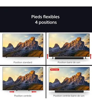 Sony Bravia 7 K85XR70 85" 4K UHD Mini‑LED TV | XR Processor, 120Hz, Google TV | Prix & Avis