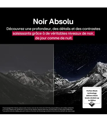 LG OLED83G54LW 83" 4K UHD OLED – TV OLED 4K Ultra HD, Dolby Vision, HDMI 2.1, Smart TV | Prix et Avis
