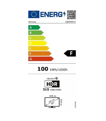 Samsung TQ65S95FATXXC 65" OLED 4K UHD – TV Ultra HD, HDR, Smart TV | Prix, Avis & Livraison rapide