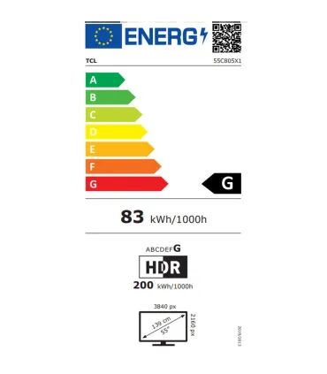 TCL 55P8K 55" 4K UHD LED – Smart TV 4K HDR, Dolby Audio, Android TV | Meilleur Prix et Avis
