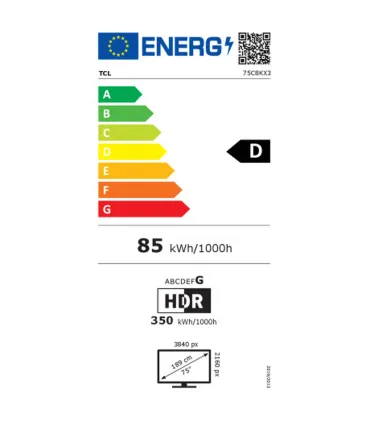 TCL 75C8K 75" 4K UHD QD Mini LED – TV MiniLED 144Hz, HDR10+, Dolby Vision/Atmos | Meilleur Prix