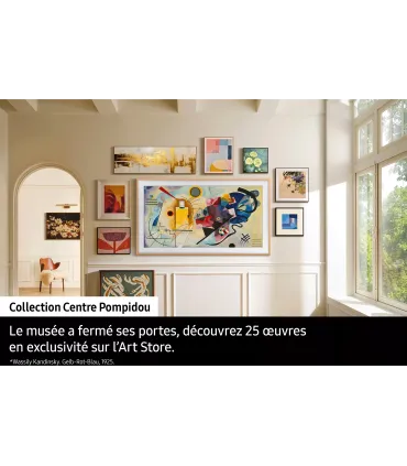 Samsung The Frame 2025 50" (TQ50LS03FAUXXC) – TV QLED 4K UHD | Mode Art, Design Cadre, Smart TV | Meilleur Prix