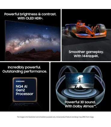 Samsung TQ77S91FAEXXC 77" QD‑OLED 4K UHD – TV Ultra‑Fine, HDR, Smart TV | Prix et Avis