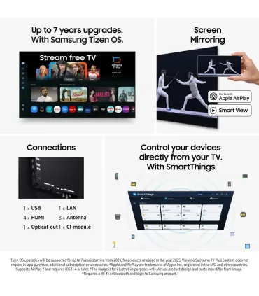 Samsung TQ77S91FAEXXC 77" QD‑OLED 4K UHD – TV Ultra‑Fine, HDR, Smart TV | Prix et Avis