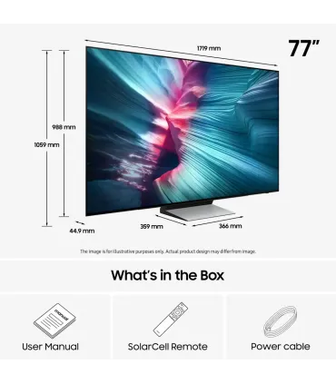 Samsung TQ77S91FAEXXC 77" QD‑OLED 4K UHD – TV Ultra‑Fine, HDR, Smart TV | Prix et Avis