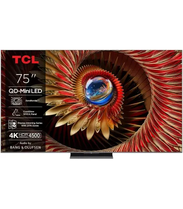 TCL 75C8K 75" 4K UHD QD Mini LED – TV MiniLED 144Hz, HDR10+, Dolby Vision/Atmos | Meilleur Prix