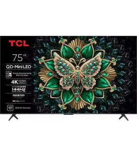 TCL 75C6K 75" 4K UHD QD MiniLED – TV Mini‑LED 4K HDR, 144 Hz, Dolby Vision/Atmos, Google TV | Prix, Avis & Achat