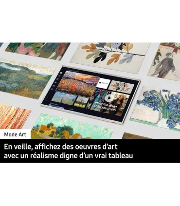 Samsung The Frame 2025 65" (TQ65LS03FAUXXC) – TV QLED 4K UHD | Mode Art, Design cadre, Smart TV | Prix et Livraison rapide