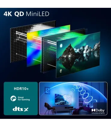 Philips 65MLED920 | TV 65" 4K UHD QD MiniLED – Achetez au Meilleur Prix