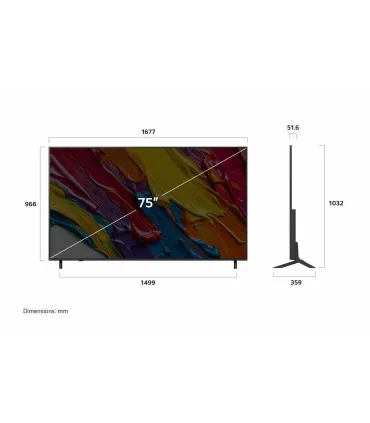 LG 75QNED82A6B 75" 4K UHD QNED