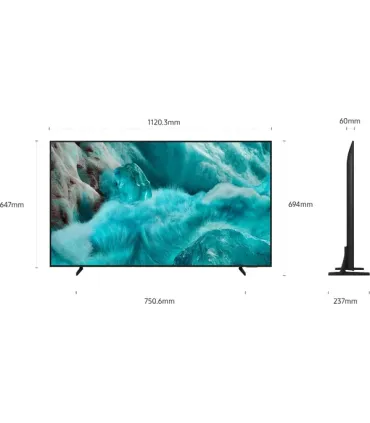 Samsung TQ50Q7F 50" 4K UHD QLED | Téléviseur QLED Haut de Gamme