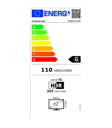 LG 65QNED92A6A 65" 4K UHD QNED
