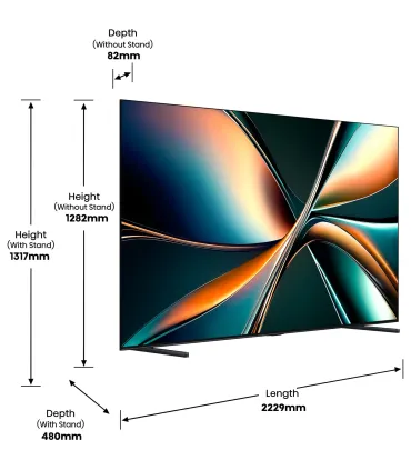 Hisense 100U7Q 100" 4K UHD MiniLED TV – Achetez au Meilleur Prix
