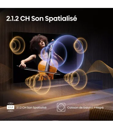 Hisense 85U7Q PRO 85" 4K UHD ULED – Téléviseur Premium | Achetez Maintenant