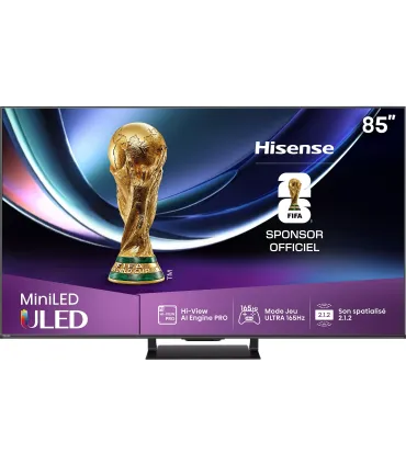Hisense 85U7Q PRO 85" 4K UHD ULED – Téléviseur Premium | Achetez Maintenant