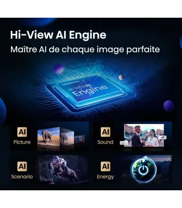 Hisense 85U7Q PRO 85" 4K UHD ULED – Téléviseur Premium | Achetez Maintenant