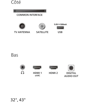 Philips 43PFS5500/12 - TV LED Full HD 43" | Achat & Meilleur Prix