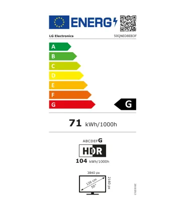 LG 50QNED8EB3F 50" 4K UHD QNED - TV LG | Achetez au Meilleur Prix