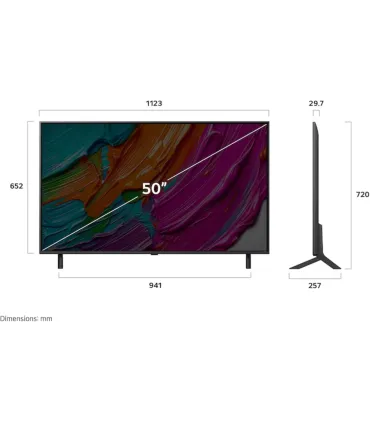 LG 50QNED8EB3F 50" 4K UHD QNED - TV LG | Achetez au Meilleur Prix