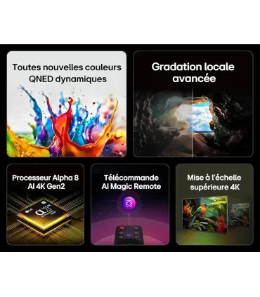 LG 50QNED8EB3F 50" 4K UHD QNED - TV LG | Achetez au Meilleur Prix