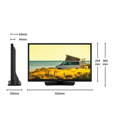 Lenco LED-2463 24" HD LED TV | Prix, Avis & Achat en Ligne