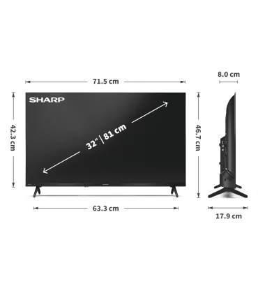 Sharp 32HF2265E - Téléviseur LED HD 32" | Achetez au Meilleur Prix