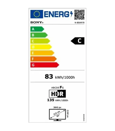 Sony Bravia 7 K65XR70 65" 4K UHD MiniLED