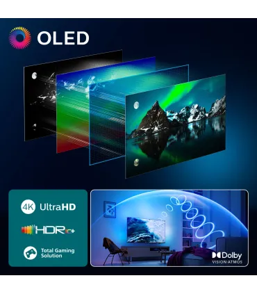 Philips 48OLED760/12 48" 4K UHD OLED – TV OLED 4K HDR, Ambilight, Dolby Vision/Atmos, Smart TV