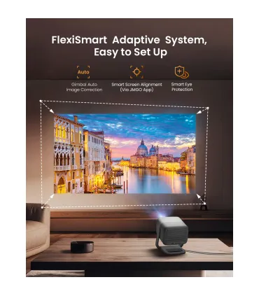 JMGO N1S Vidéoprojecteur Laser – 4K HDR, Ultra Lumineux, Son Dolby, Home Cinéma Portable | Prix & Avis France
